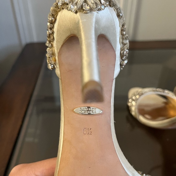 Badgley Mischka Tampa Embellished Stiletto Wedding Heel - Picture 10 of 10